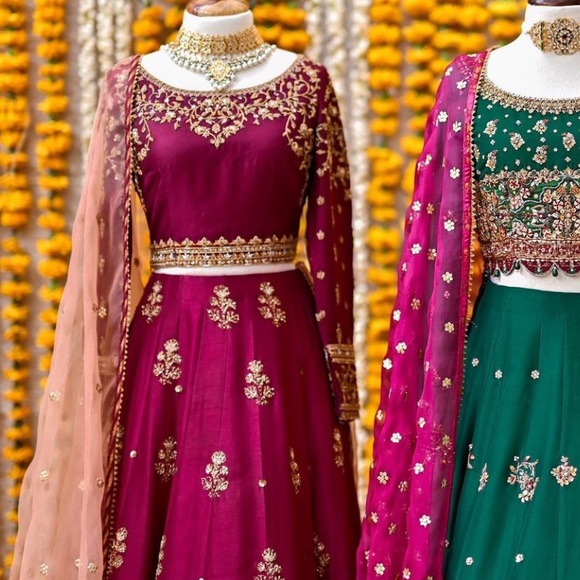 Pakistani Indian Bridal Lehenga - Picture 5 of 10